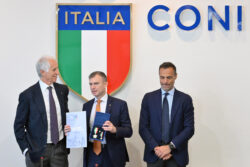 Roma (ITA) 22 maggio 2025
1162ª Giunta Nazionale CONI
Ultima del Presidente Malagò con minuto di silenzio per Benvenuti
Foto di Ferdinando Mezzelani/CONI